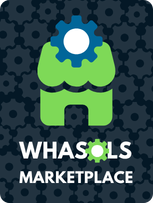 WHASOLS marketplace badge 'Available on WHASOLS Marketplace' vertical-primary-1.png